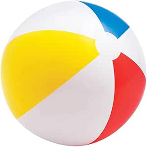 tex 59020NP - Aufblasbarer Ball Glossy Assortiert, Vinyl, Mehrfarbig